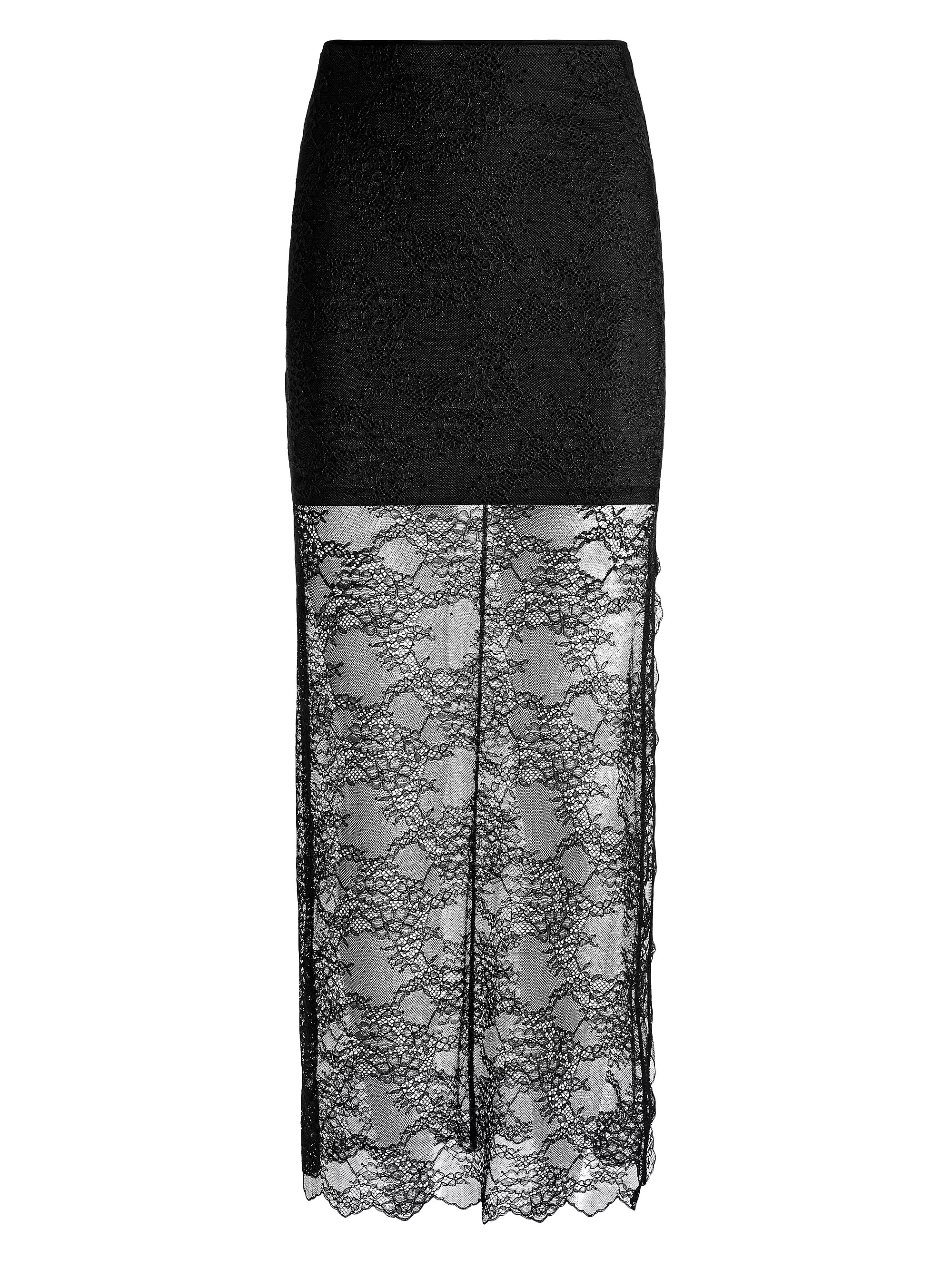 Iyanna Stretch-Lace Midi-Skirt | Saks Fifth Avenue