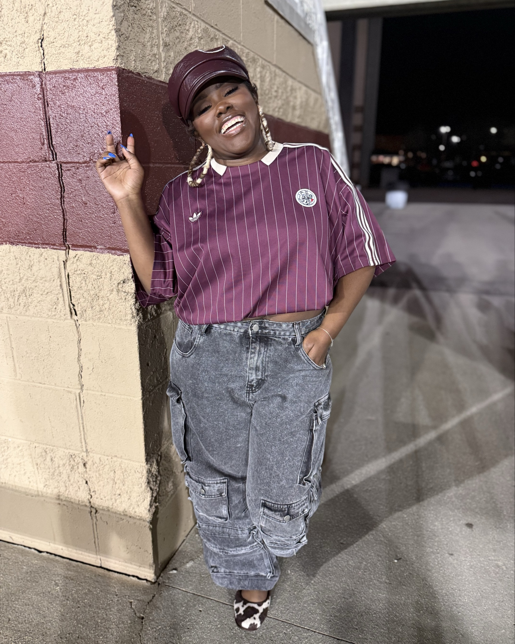 It’s something about burgundy and cowhide. *chefs kiss* 

#LTKMidsize #LTKootd #LTKdayinmylife