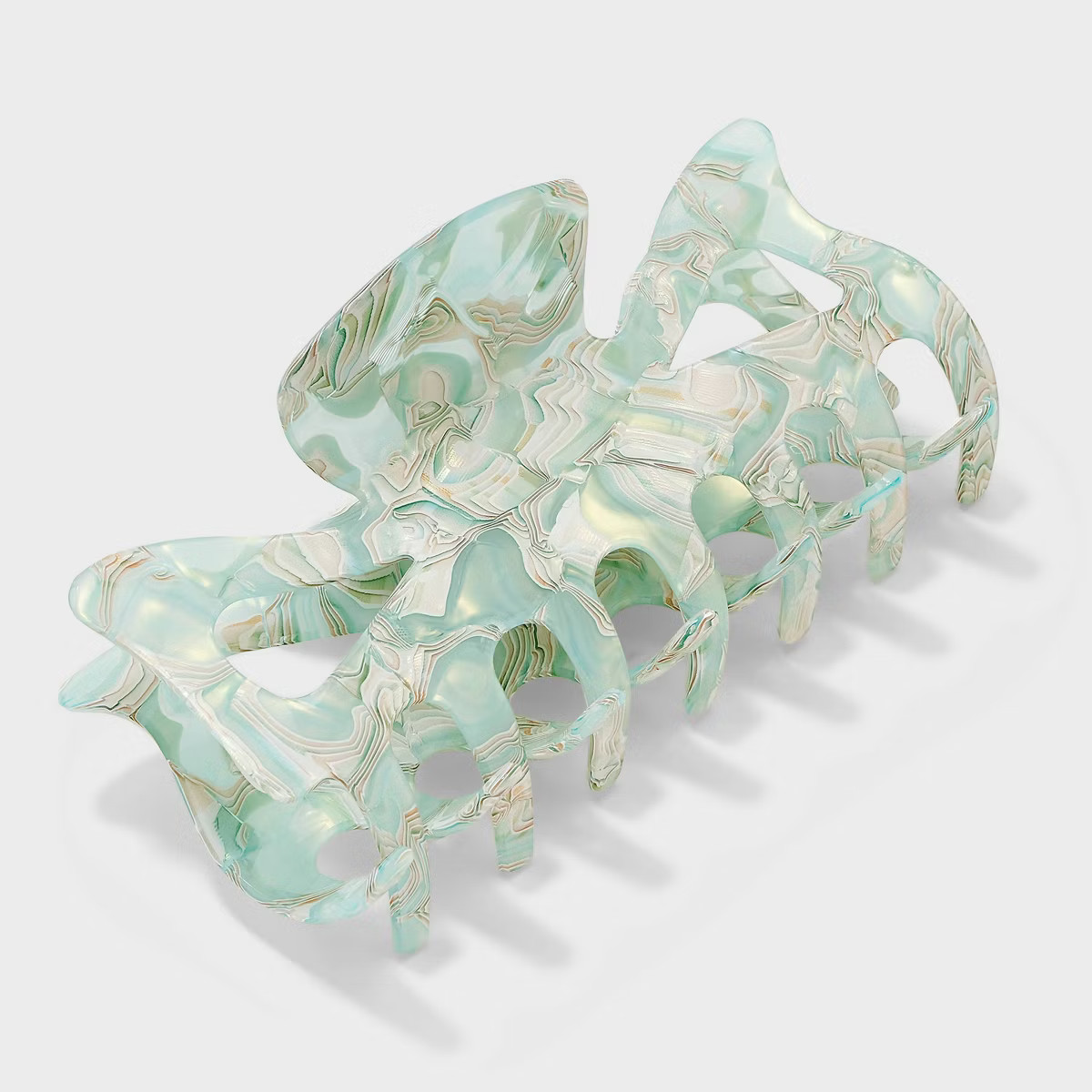 Marbled Jumbo Claw Hair Clip - A New Day™ | Target