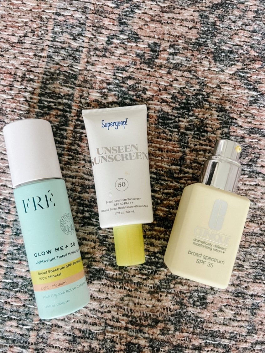 My Winter Skincare

Fre Glow Me+ 50 – I’ve been applying this in the morning, before I go to the gym. I like how it evens out my skin tone and protects my skin from the harsh morning sun.

The Supergoop Unseen Sunscreen is great under makeup because goes on in a lightweight clear gel and also acts like a primer.

The Clinique Dramatically Different is an old school fave.

#LTKBeauty #LTKmorningroutine #LTKgrwm