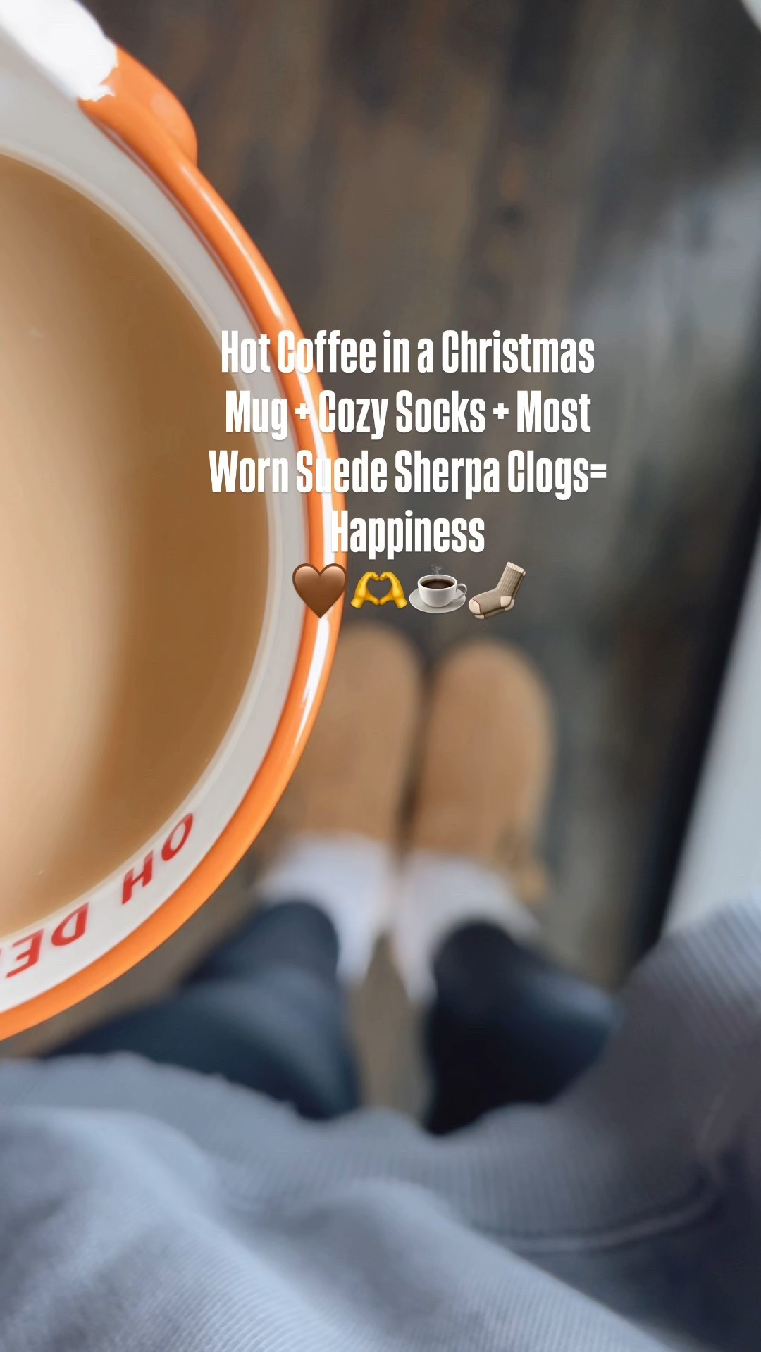 Cozy Vibes🤎

Target Christmas mug, Spanx faux leather leggings, cozy Amazon socks, bearpaw suede Sherpa lined clogs 

#LTKGiftGuide #LTKHoliday #LTKootd