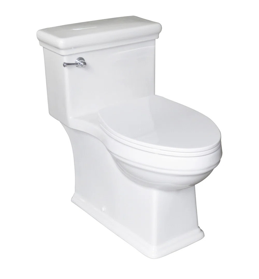 Key West One Piece Elongated Skirted Toilet ADA Compliant 447352 | Wayfair North America