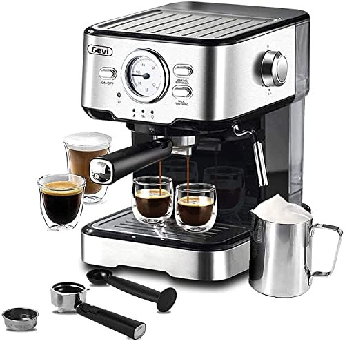 Amazon.com: Gevi Espresso Machine 15 Bar Pump Pressure, Expresso Coffee Machine with Milk Frother St | Amazon (US)