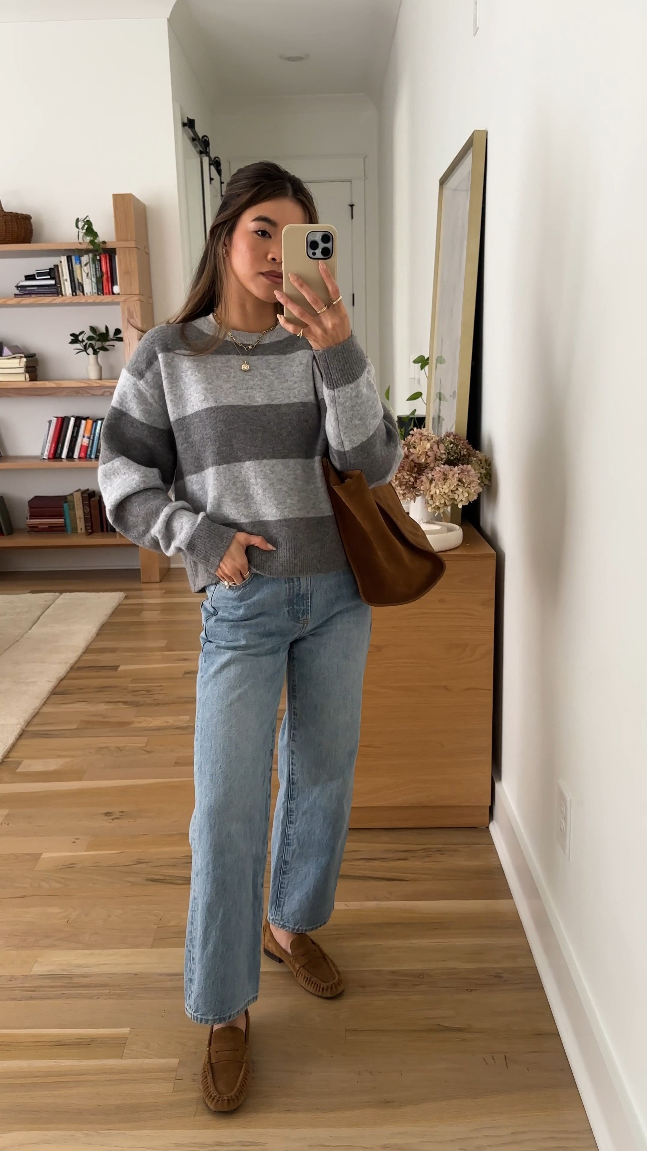 My favorite @Aritzia jeans. They fit so well!

Sizing info:
-Aritzia Outpost Sweater (Size small in hthr chrm/ hthr dk gry) 
-Aritzia Denim Forum The Farrah Hi-Rise Wide Ankle Jean (Size 23 in 7 Years Bleu Taboo)
-Aritzia HomeStretch Smooth Tune T-Shirt (Size Small in White)

Aritzia best sellers, best pieces from Aritzia for petite, Aritzia denim for petite, what pants from Aritzia will fit if youre petite, Petite style guide, how to dress if you’re petite, Petite style, petite fashion, mom outfit, mom style, petite pants, petite outfit ideas, petite outfits, best pants for petite, petite denim, spring style, fall outfits, autumn outfit, vacation outfits, Aritzia denim for petite, Aritzia try on, aritzia sweater, fall sweater

#LTKootd #LTKSeasonal #LTKPetite