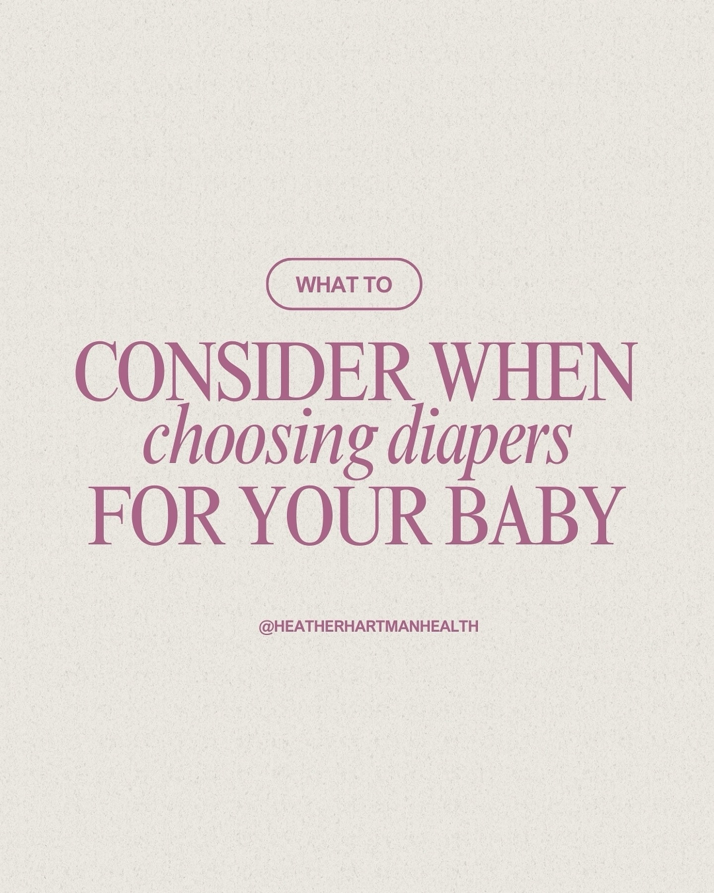 When researching diapers, I knew I wanted the best for my baby. He will wear roughly 2,500 diapers by his first birthday, so I wanted one that was absorbent, comfortable, durable, and made with clean ingredients and materials. 

A newborn’s skin is thinner and more permeable than adults, and diaper materials make direct contact with their genitals, which are even thinner and more susceptible to exposure to harmful chemicals. Exposure to hazardous chemicals, air pollutants, and pesticides can lead to irreversible damage and impair your baby’s physical and cognitive development and general health. 

Unfortunately, the Consumer Product Safety Commission loosely regulates diapers. It does not require manufacturers to disclose the ingredients used or test their products and materials for chemicals other than lead.

A recent study found high levels of PFAS, VOCs, phthalates, formaldehyde, pesticides, and other harmful chemicals in mainstream and “clean” diapers. Because of the lack of regulations and ingredient transparency, it is difficult for consumers to make truly informed choices.

Scroll through to learn more about the things I considered when choosing diapers! 

Finding diapers that match this criteria may seem daunting, but there are many accessible options! I was worried that the clean diapers would look and feel like they were from a health food store, but my favorite brand is very high-quality. 

#safediapers #nontoxicbaby #babydiapers #nontoxicdiapers #lowtoxinbaby #saferdiapers
