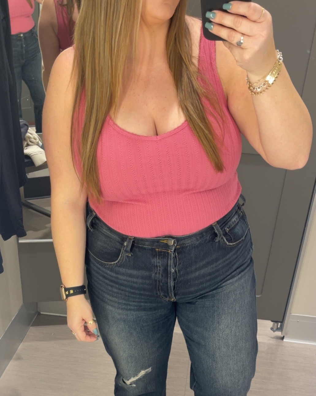 Currently on sale @Target … all so perfect for spring and summer. I am loving the yellows this year and all the lace and lettuce edge details. All under $15 right now! For the tanks I did size down one size, the t-shirts are tts. #sale #targetfinds #springoutfit #summeroutfit #spring #targetfashion 

#LTKMidsize #LTKSpringSale #LTKootd