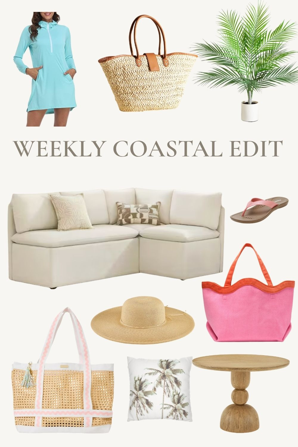 This Week’s Coastal Edit — Easy & Elevated. Spring is a great time to freshen up your dining area and also brings fun in the sun! Check out these beach bags for your next beach or pool adventure. Banquette dining seat is on trend and a great way to elevate a small dining nook. This one also has storage. Just add a table, pillows and a chair. Explore each piece below and save your favorites. New edit every Thursday.
#cornerbanquetteseating #banquettedining #banquetteseatingdiningroom #beachbag #beachtotebags 

 #LTKHome #LTKSwim