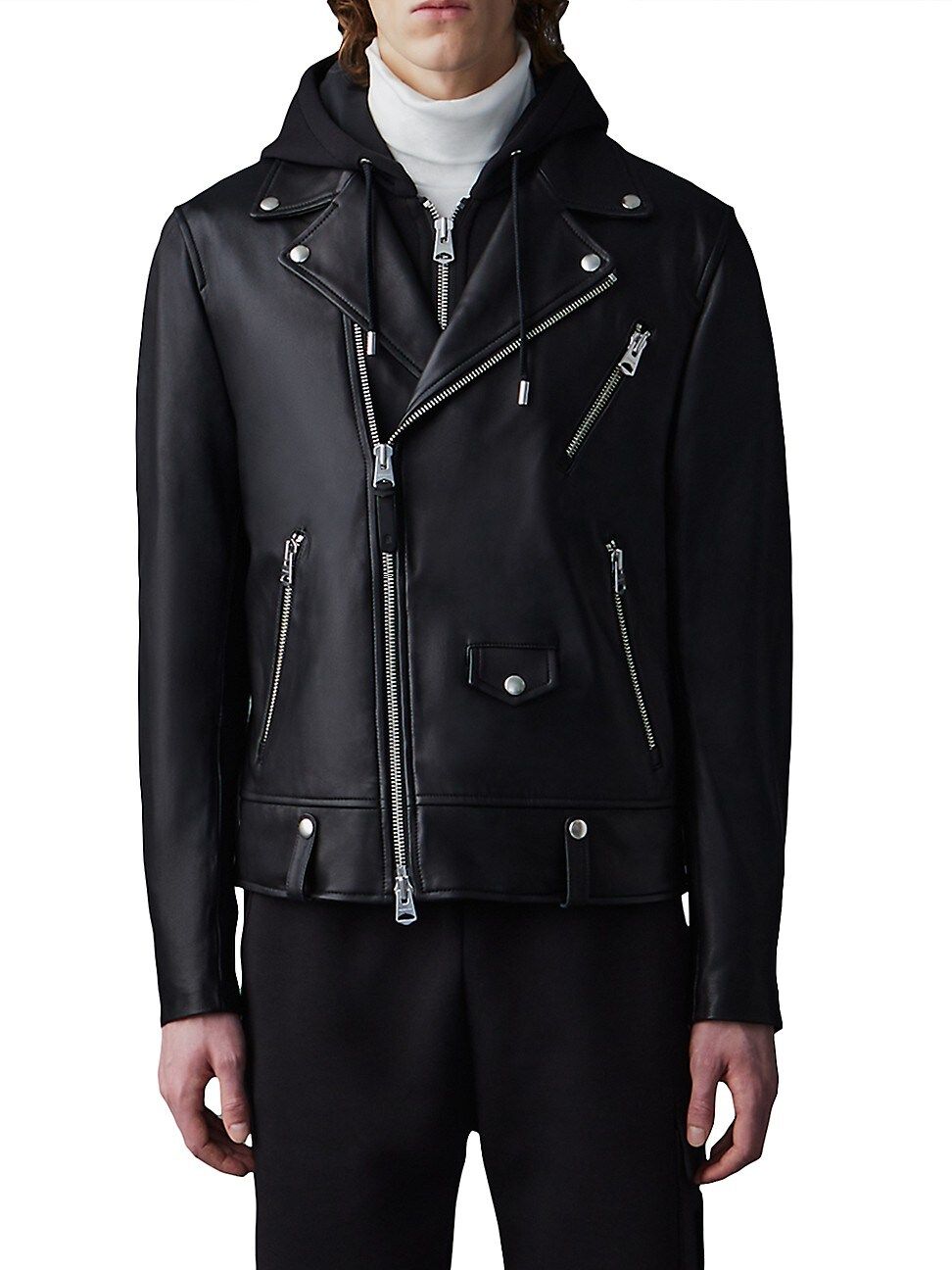 Magnus Leather Moto Jacket | Saks Fifth Avenue