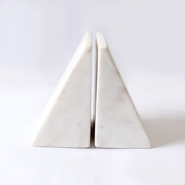 Marble Non-skid Bookends | Wayfair North America