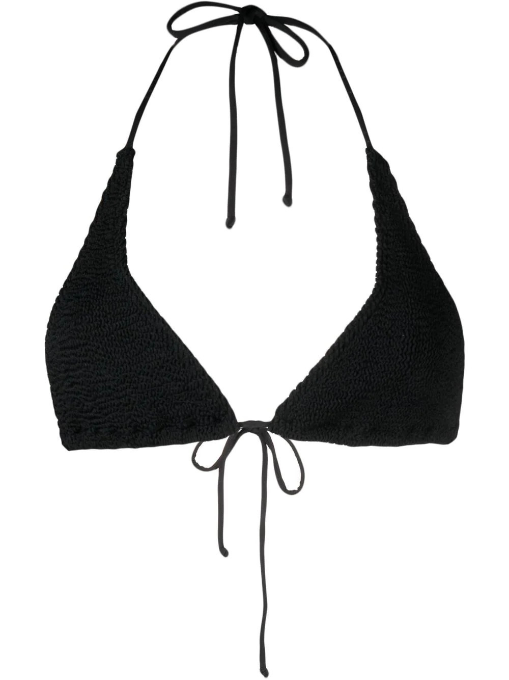 Bond-eye Sofie triangle bikini top - Black | Farfetch Global
