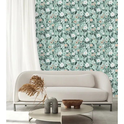 Meadow 18.75' L x 25" W Peel and Stick Wallpaper Panel | Wayfair North America