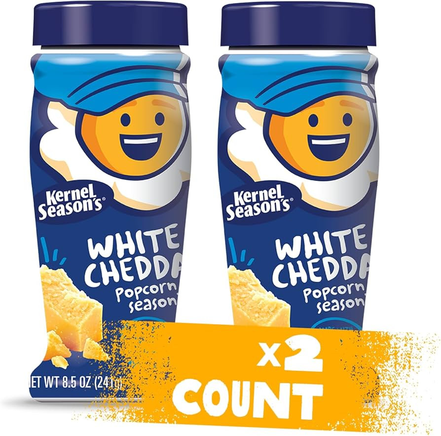 Kernel Season's Popcorn Seasoning, White Cheddar, 8.5 Ounce (Pack of 2) | Amazon (US)