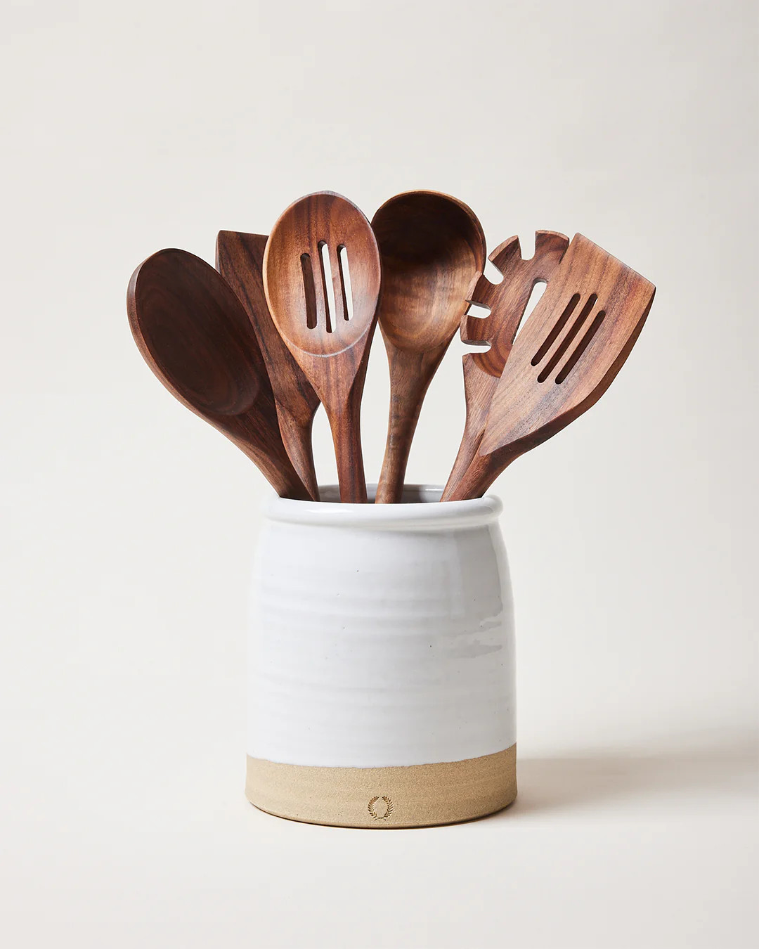 Farmhouse Pottery - Beehive Crock + Essential Kitchen Utensils Set | Farmhouse Pottery
