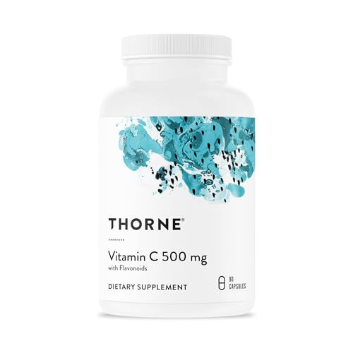 THORNE - Vitamin C 500 mg - Blend of Vitamin C and Citrus Bioflavonoids from Oranges - Supports Immune System, Cellular Energy Production & Collagen Production* - Third-Party Certified - 90 Servings | Amazon (US)