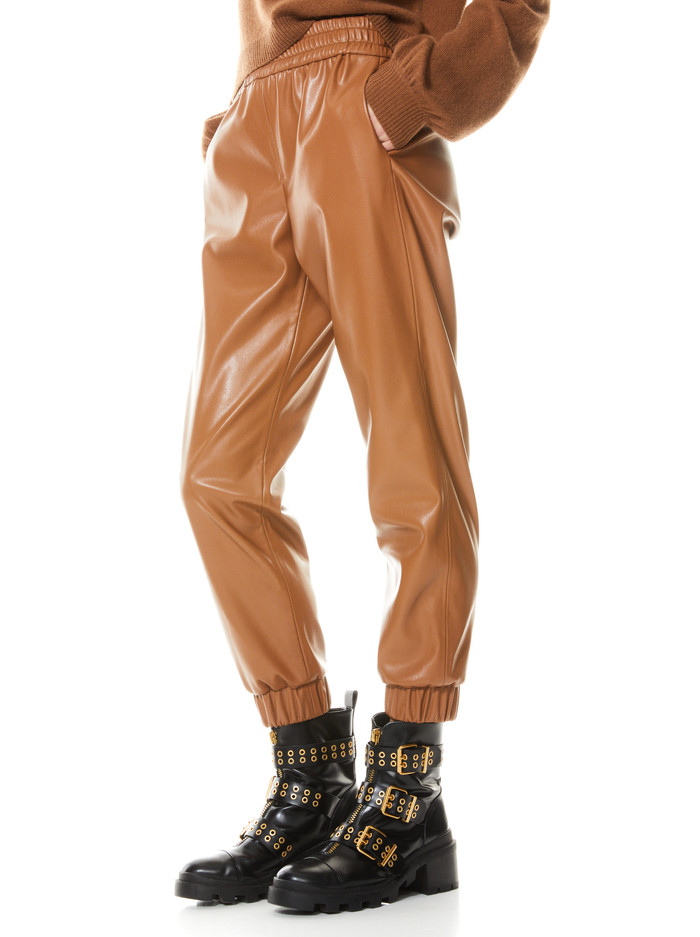 PETE VEGAN LEATHER JOGGER | Alice + Olivia