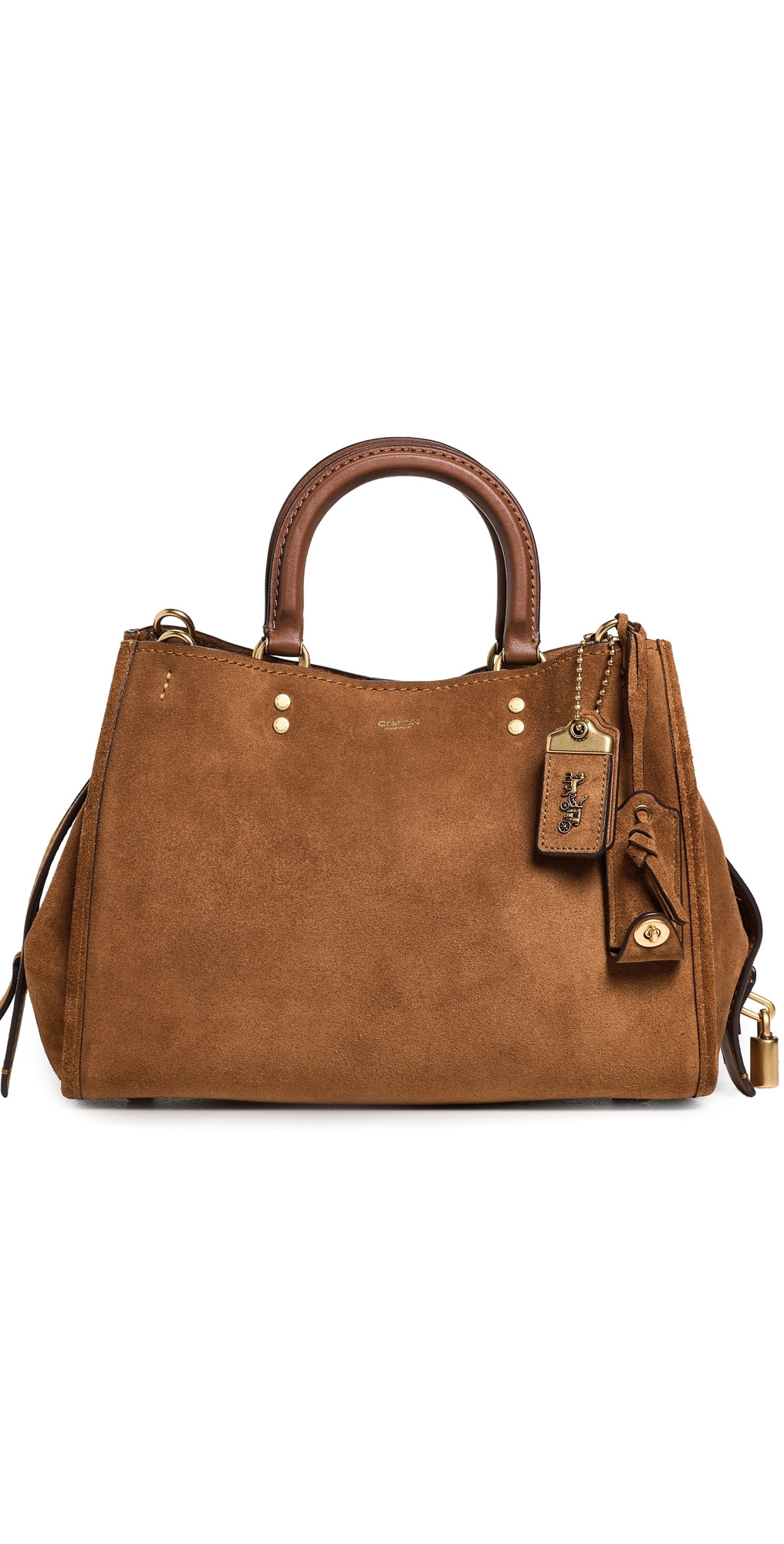 Coach Suede Rogue Bag B4/Warm Brown One Size | Shopbop