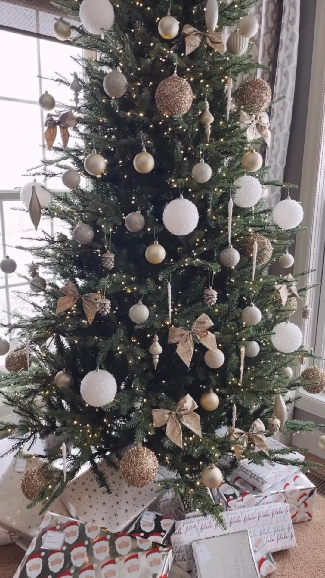 The viral Christmas tree is back in stock & 💯 worth grabbing!! Even my husband was so impressed! It’s absolutely STUNNING & the best part is it’s SO easy & fast to assemble 
We have the 7.5’ full, non-flocked. Comes with a remote & can flicker between white lights &/or rainbow light 

#LTKStyleTip #LTKHome #LTKSeasonal