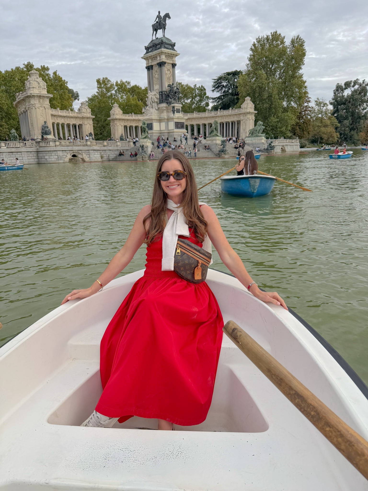 🇪🇸 Madrid 🇪🇸 A guide to 36 hours in Madrid (spoiler: it’s not enough time!): 

Do: 
• Walk the city - We stayed in the city center and we were able to see so much by just walking around. Salamanca was my favorite area - it was a lot more quiet than where we were staying and has great shopping
• Visit Bernabeu Stadium aka where Real Madrid plays - the kids wanted to see it in person and get soccer kits there. Tip - there is a Starbucks in the stadium where you can see the entire field if you don’t want to spend time touring the stadium. 
• Retiro Park - We spent an entire afternoon here. It is such a beautiful park - we walked, had lunch, rented boats, saw a magic show and just enjoyed a leisurely afternoon. 
• Prado - buy your tickets early! We were planning to visit after Retiro Park, but did not pre buy tickets and it was sold out!

Eat:
• Gioelia- The best gelato down the street from our hotel 
• Bel Mondo - Italian restaurant in Salamanca. A fun atmosphere with kids. 
• Jurucha - We loved this tapas bar and could have spent the rest of the evening there! 
• Dani - this is the rooftop restaurant at @fsmadrid and is a must visit for the best views, food & drinks and design. It was the perfect way to end our trip! 

#madrid #spain #europe #travel 

#LTKSaleAlert #LTKTravel