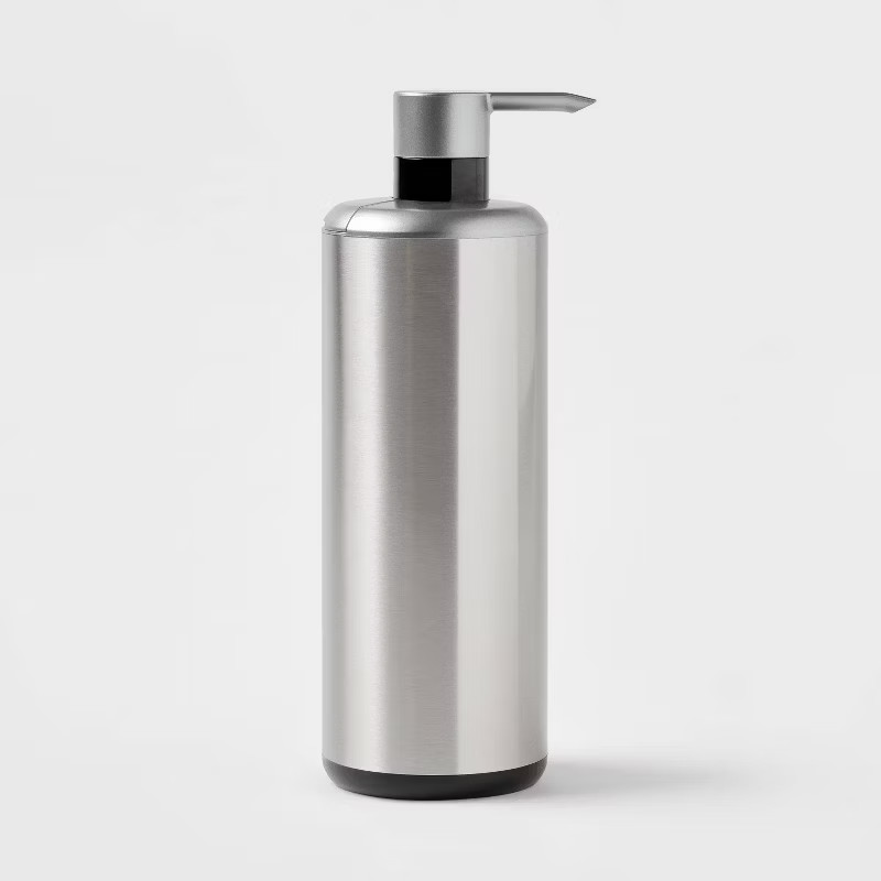 Touchless Stainless Steel Soap Pump Metallic Gray - Threshold™ | Target