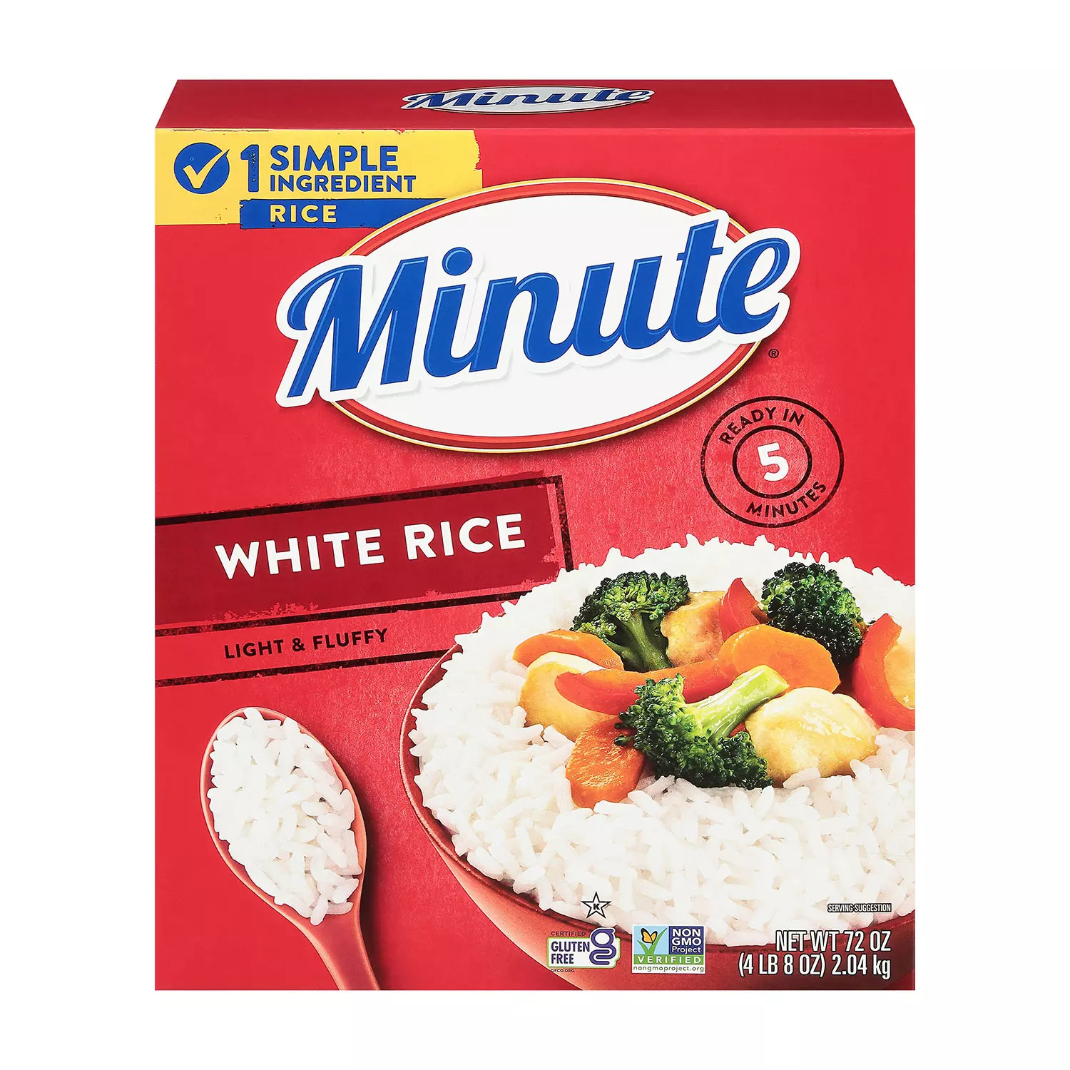 Minute Instant Light and Fluffy White Rice, 72oz. | Sam's Club