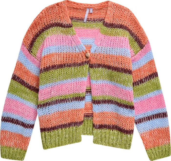 Good Luck Girl Kids' Stripe Cardigan | Nordstrom | Nordstrom