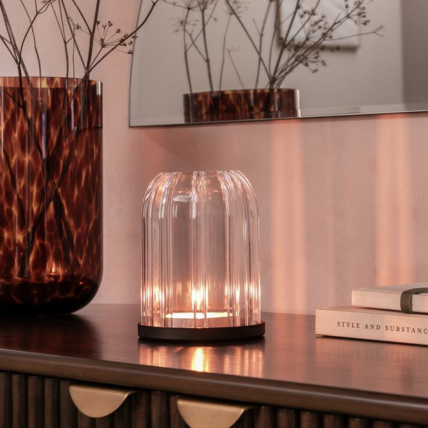 Buy Habitat Glass Cloche Tealight Holder - Clear | Candle holders | Habitat | Habitat UK