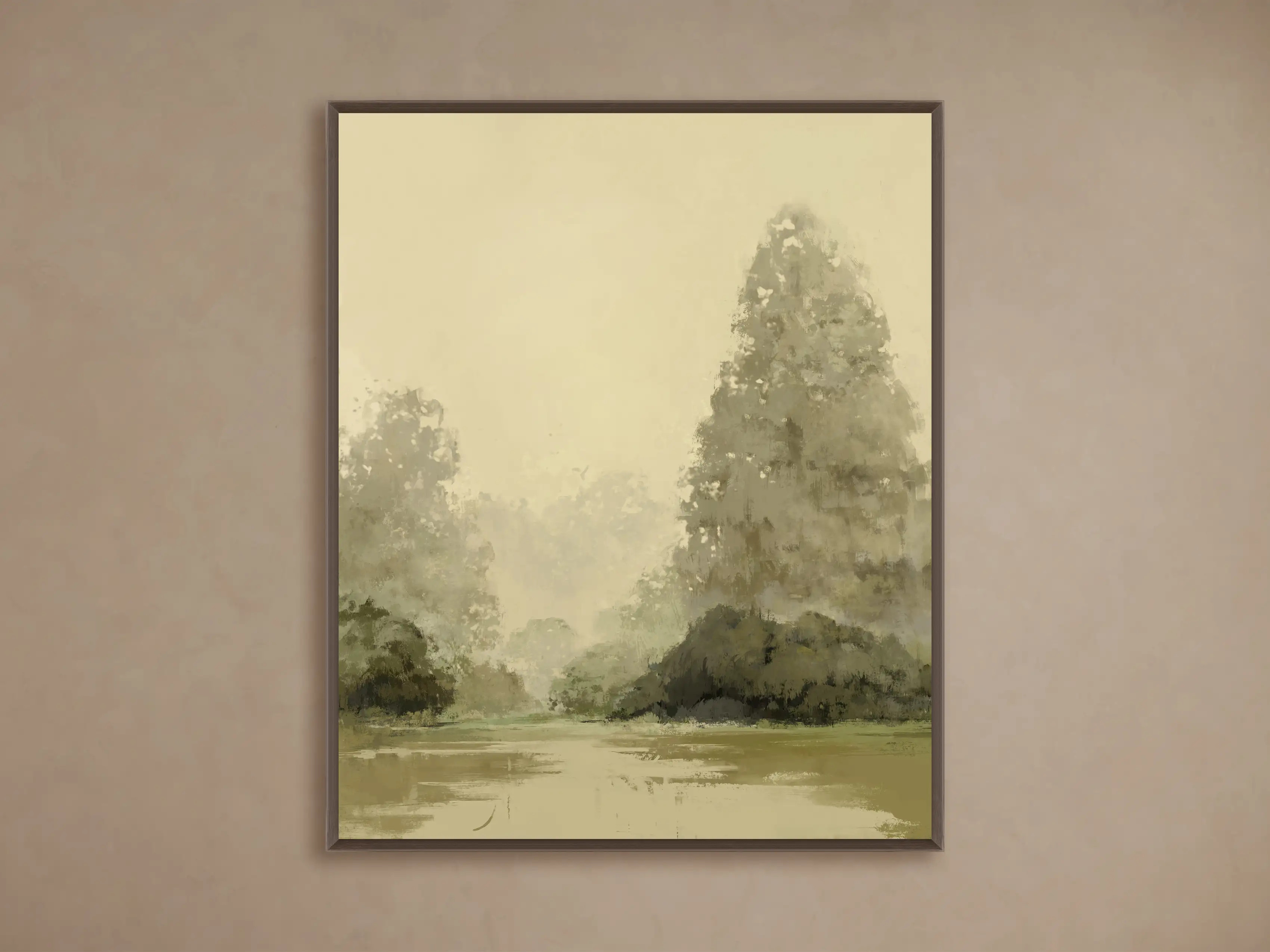 Sepia Grove Framed Print | Arhaus