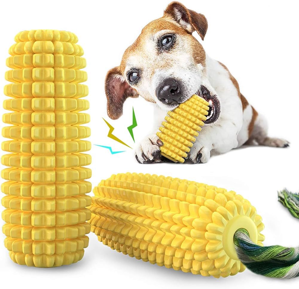 Dog Chew Toys for Aggressive Chewers, Indestructible Tough Durable Squeaky Interactive Dog Toys, ... | Amazon (US)
