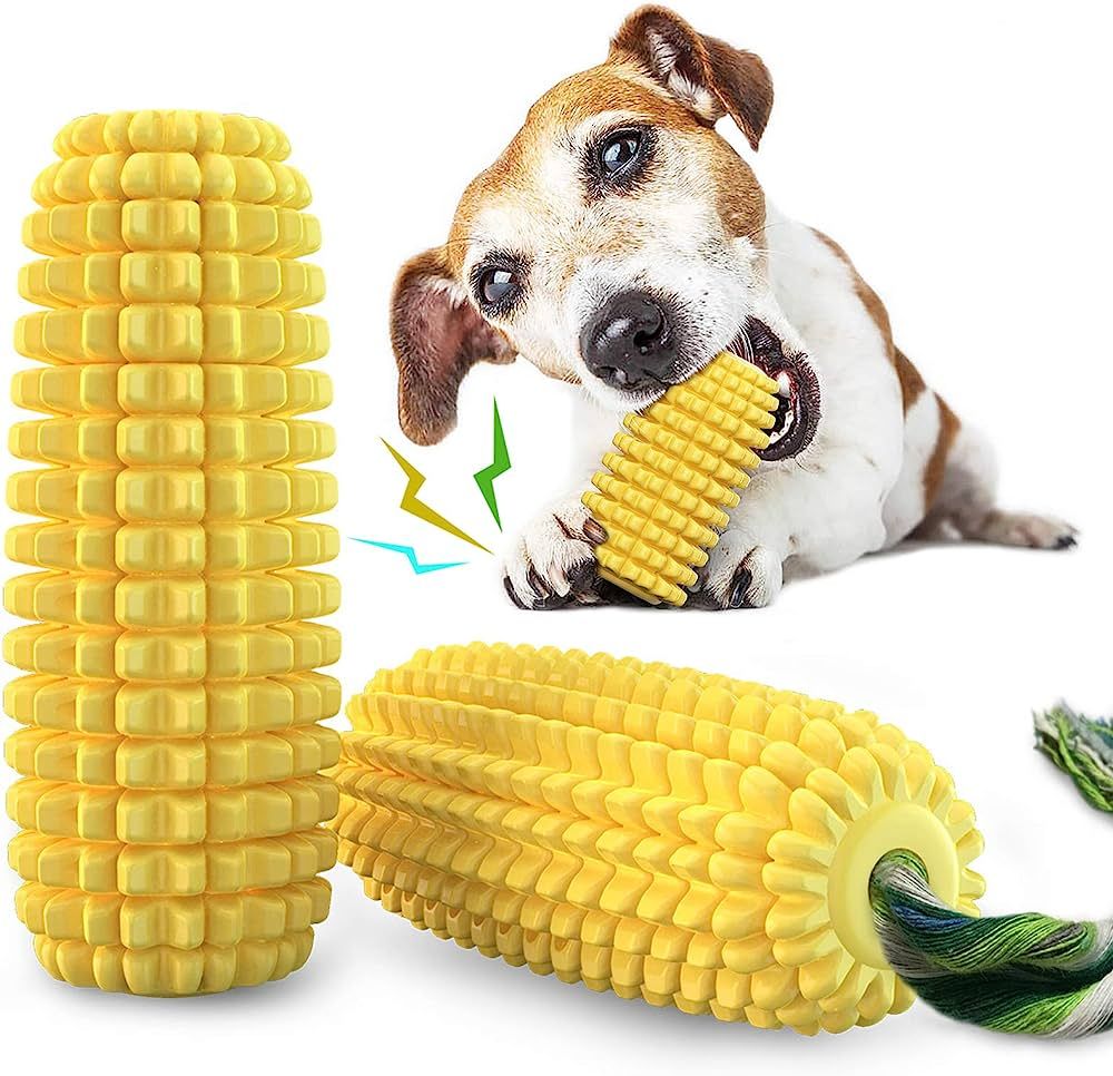 Dog Chew Toys for Aggressive Chewers, Indestructible Tough Durable Squeaky Interactive Dog Toys, ... | Amazon (US)