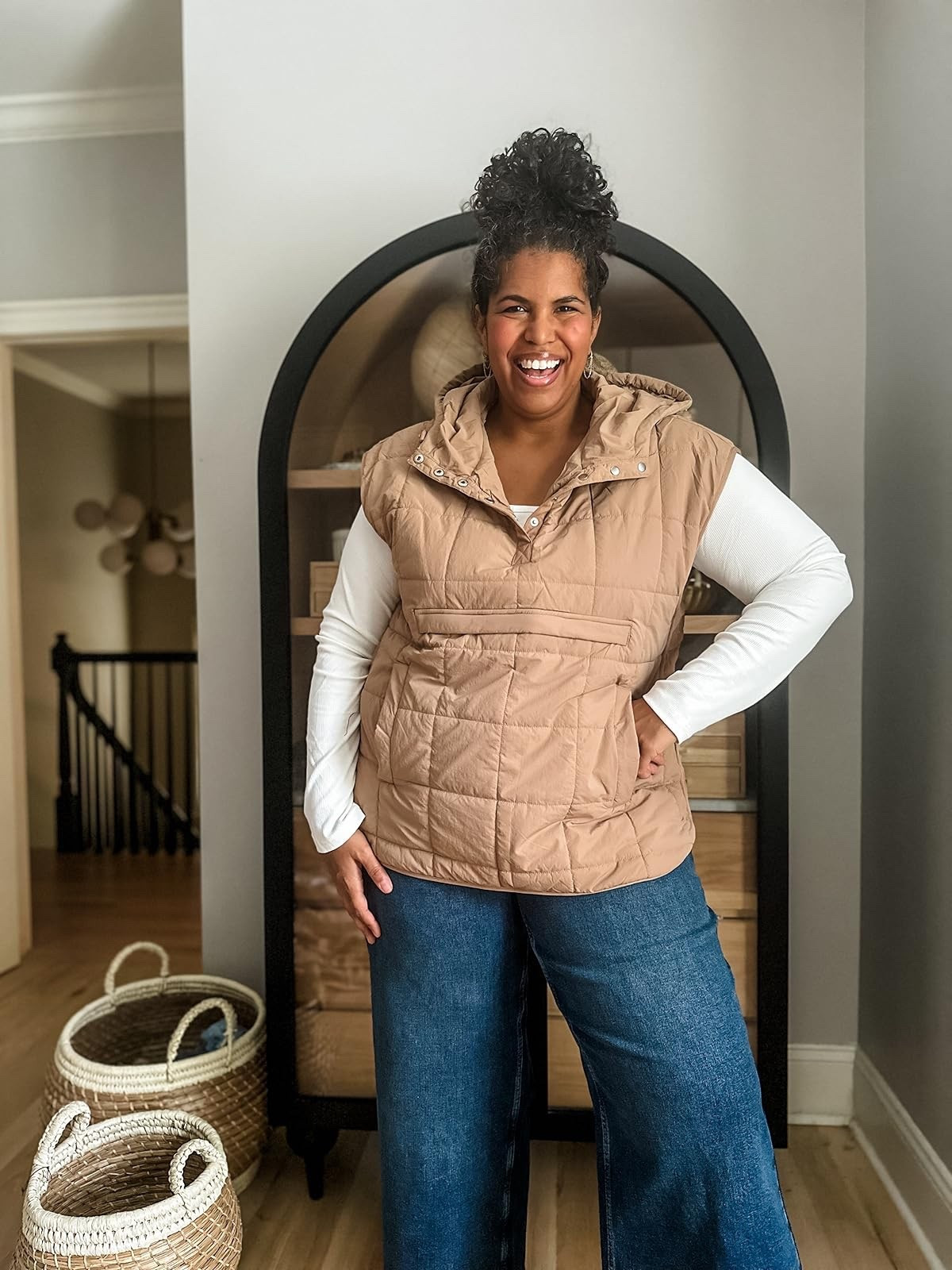 Stay cozy this fall with this chic quilted puffer vest from Amazon. Perfect for layering over your favorite fall outfit. Wearing size xxl #amazonfashion #fallstyle #cozyfashion

#LTKStyleTip #LTKPlusSize #LTKFindsUnder50