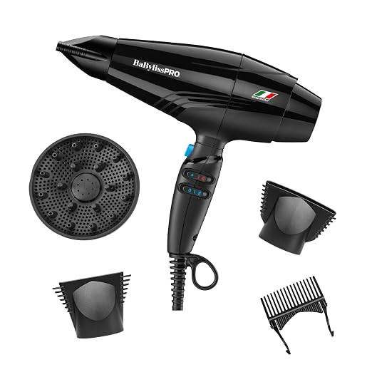 BaBylissPRO Hair Dryer, Nano Titanium Rapido 2000-Watt Blow Dryer, Hair Styling & Appliances, Bla... | Amazon (US)