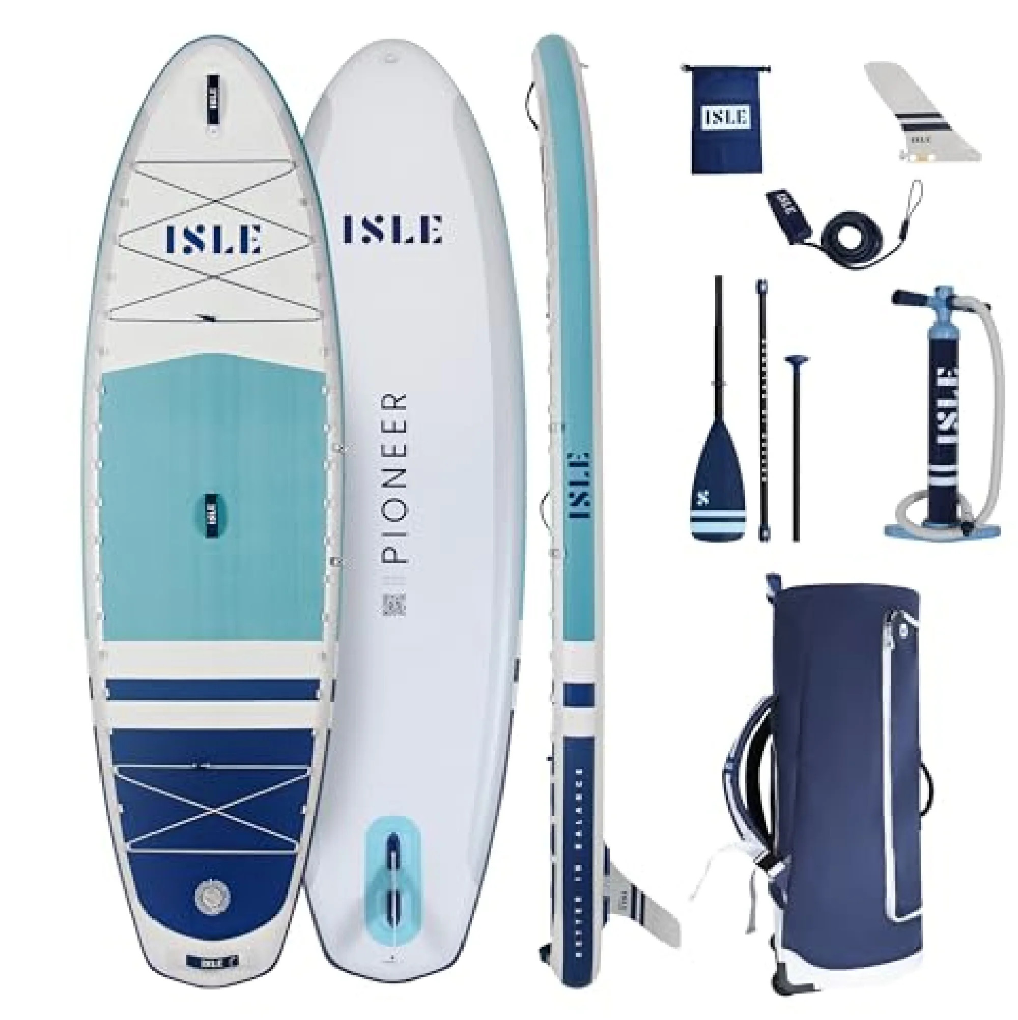 ISLE Pioneer 3.0 Inflatable Stand up Paddle Board, Incl | Walmart (US)