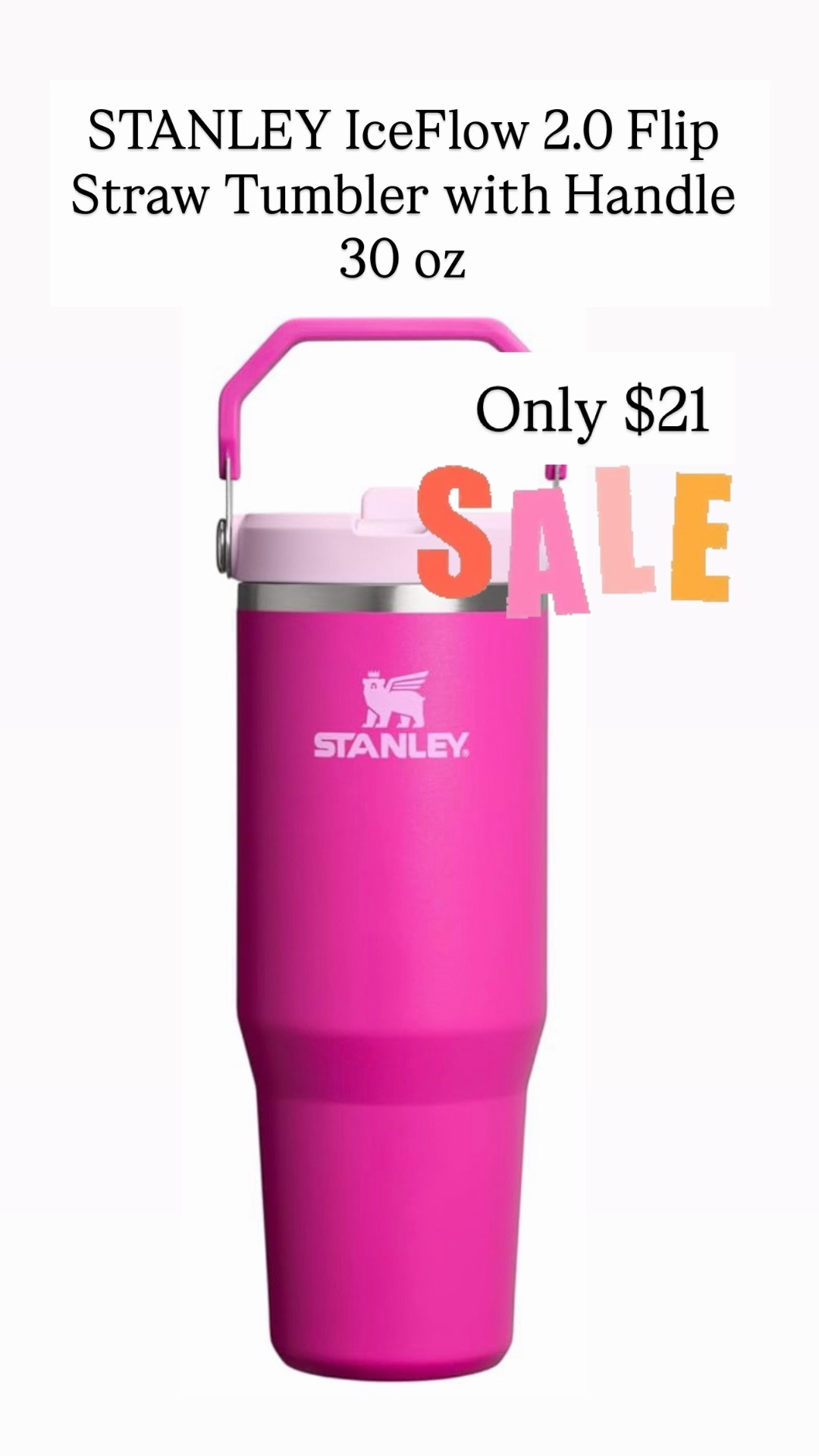 STANLEY IceFlow 2.0 Flip Straw Tumbler with Handle 30 oz

#LTKSaleAlert