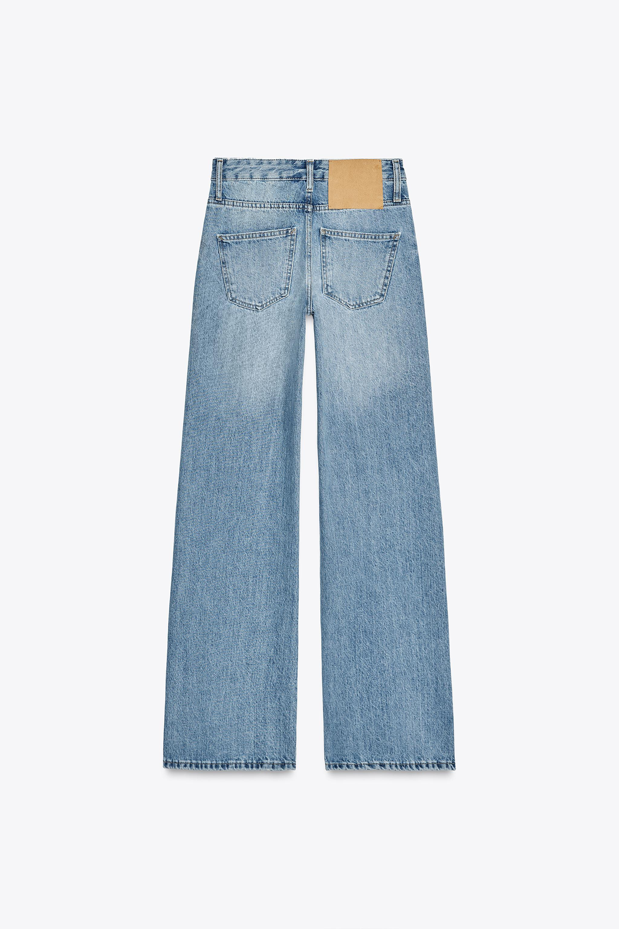 MID RISE - SLIM FIT - WIDE LEGZARA WOMAN COLLECTIONMid-rise jeans with belt loops. Five pockets. ... | Zara US