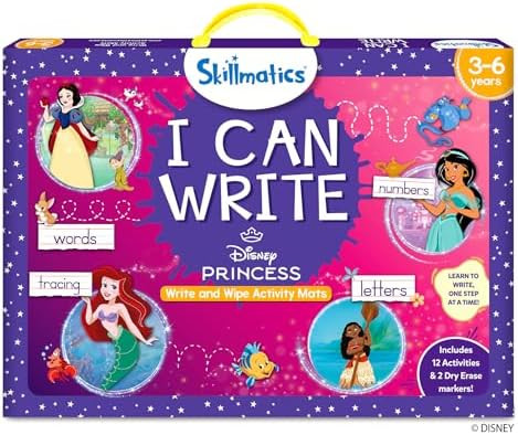 Skillmatics I Can Write Disney Princess - Reusable Preschool Learning Activities, Educational Gam... | Amazon (US)