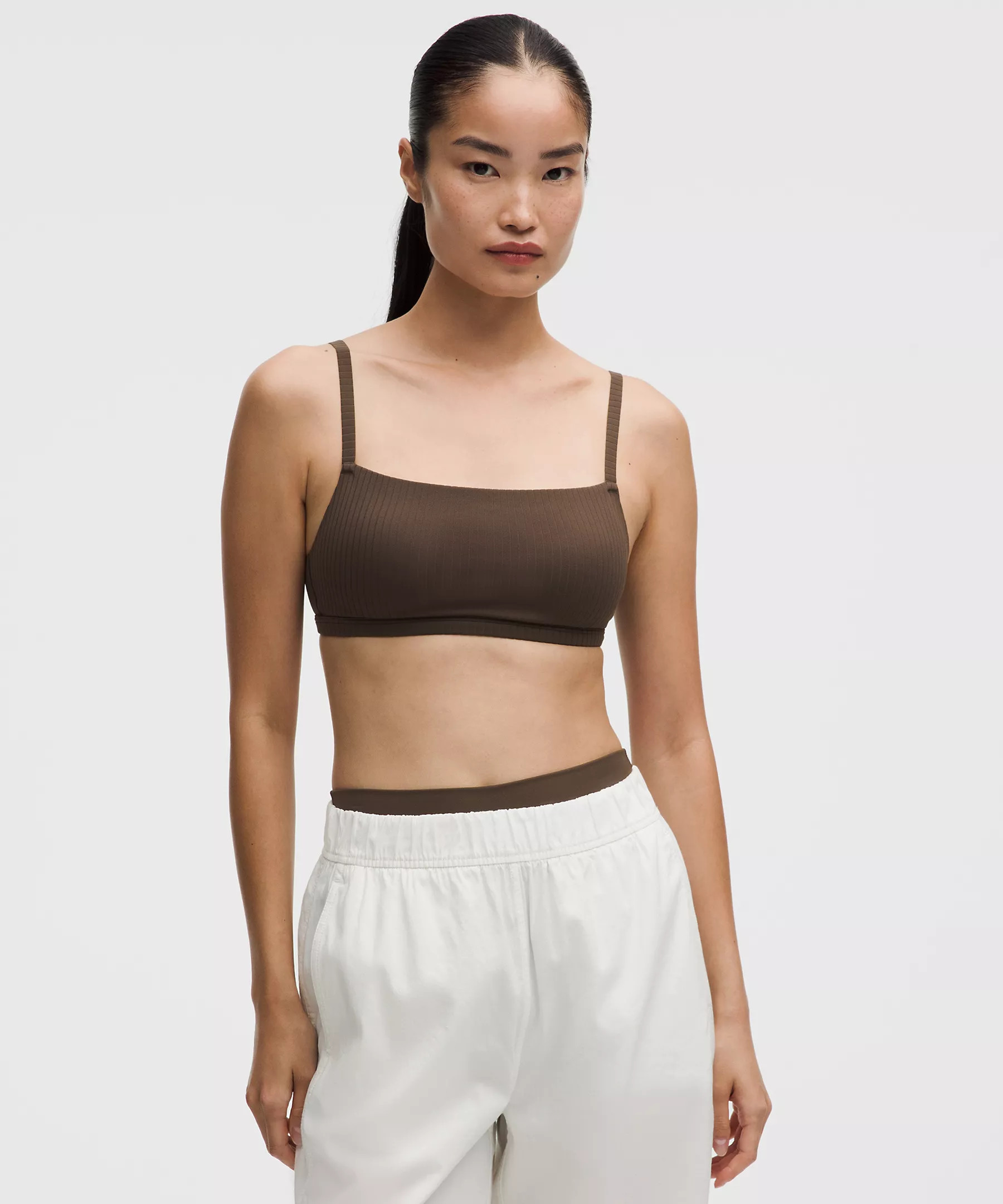 Ribbed Cami-Strap Bra | Lululemon (US)