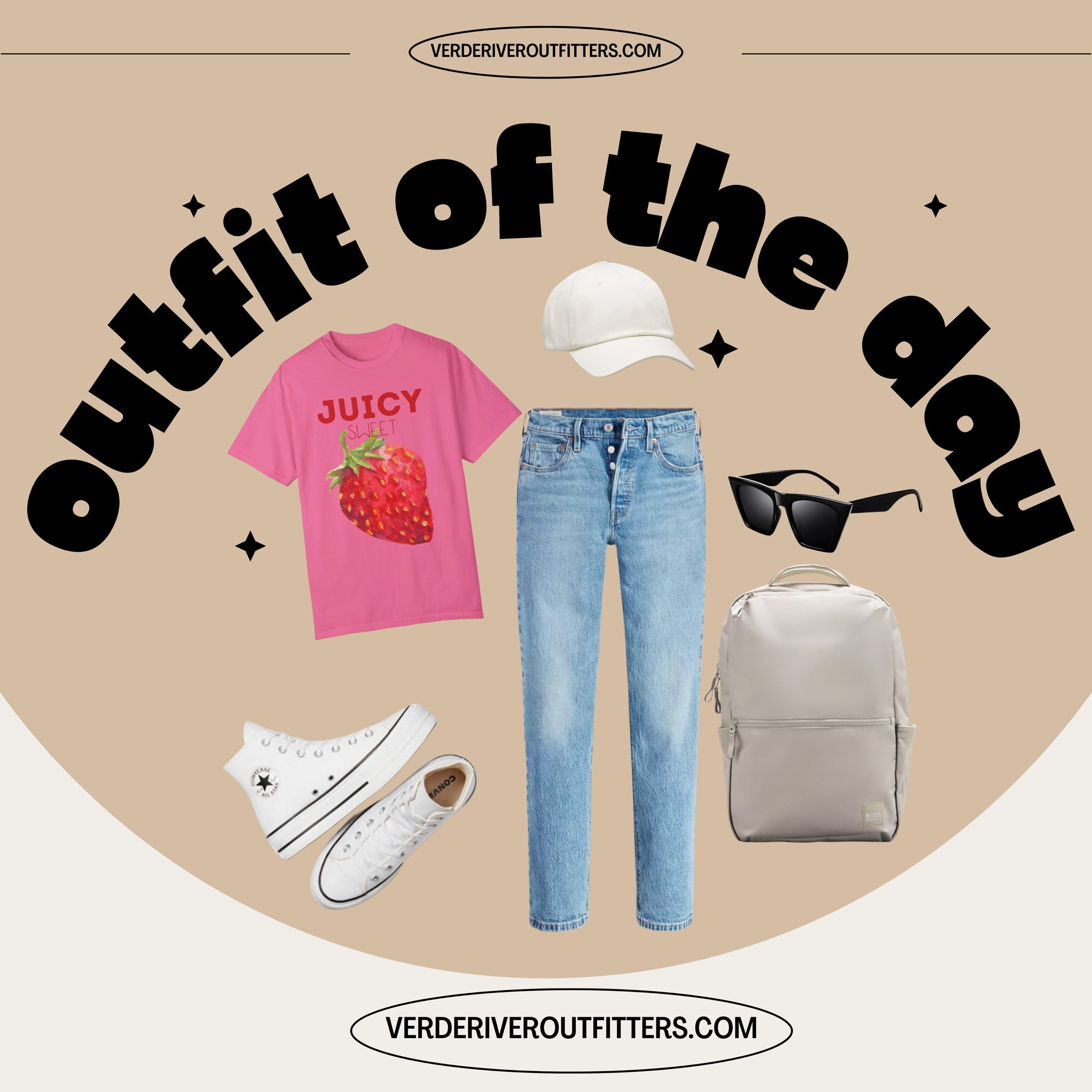 Casual OOTD 
Levi’s 501 jeans 
Converse platform high tops 
Lululemon hat and backpack
Amazon sunglasses
Etsy Tee

#LTKFindsUnder50 #LTKFindsUnder100 #LTKBacktoSchool