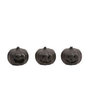 Set Of 3 3.5in Led Jack O Lanterns | TJ Maxx