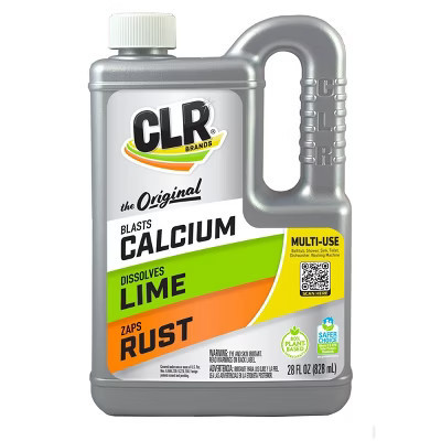 CLR Calcium Lime & Rust Remover - 28 fl oz: Unscented Liquid Cleaner for Shower, Toilet & Countertops in Plastic Bottle | Target