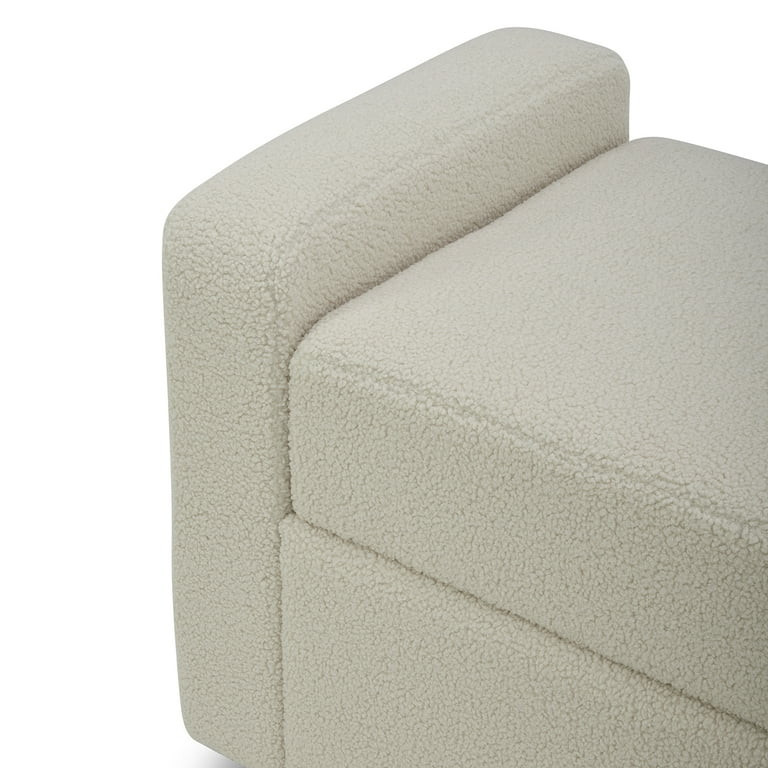 Better Homes & Gardens Springwood Storage Bench, Cream | Walmart (US)