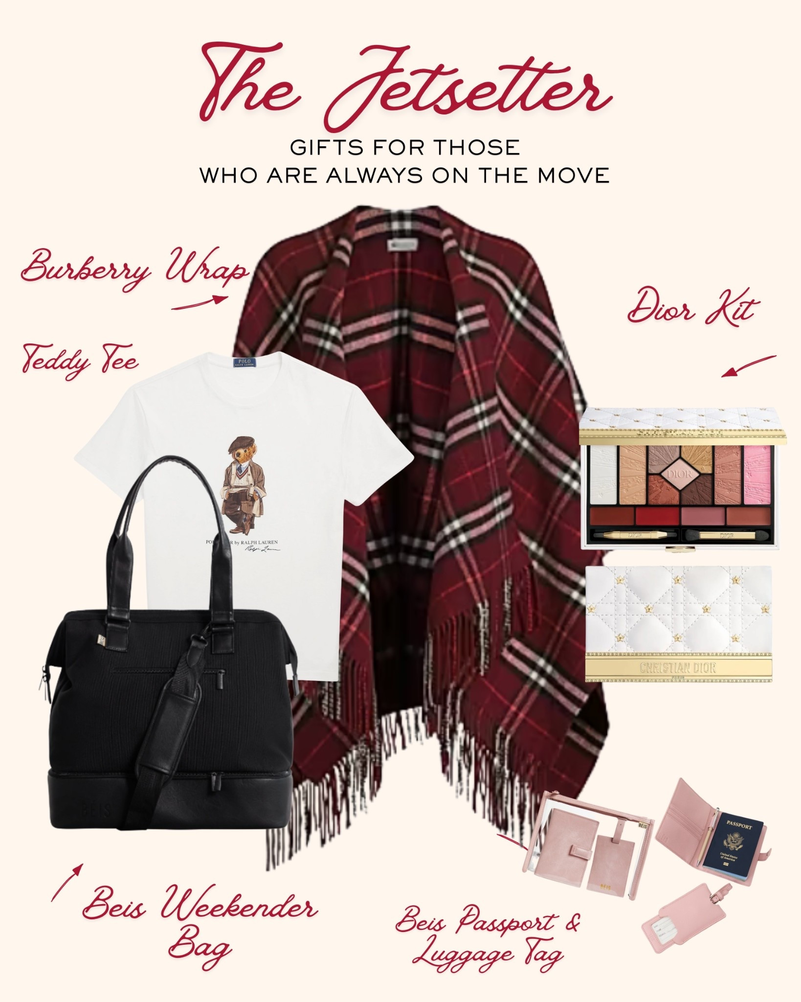 For the friend who is always boarding a flight, this holiday gift guide is for the jet setter in your life. Think cozy layers, travel beauty finds, and smart carry‑ons they’ll use on every trip.

#LTKGiftGuide #LTKHoliday #LTKTravel