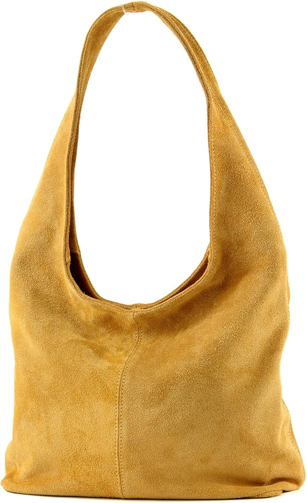 T150 Women's Shoulder Bag Large Suede Handmade in Italy | Amazon (US)