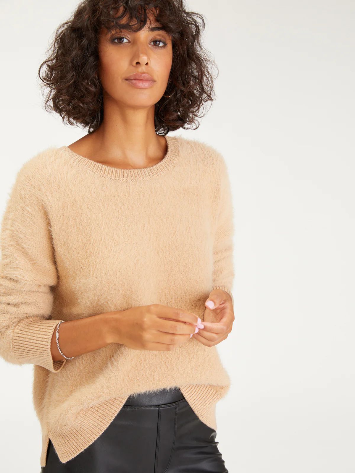 Fluff It Up Sweater Light Maple | Sanctuary Clothing