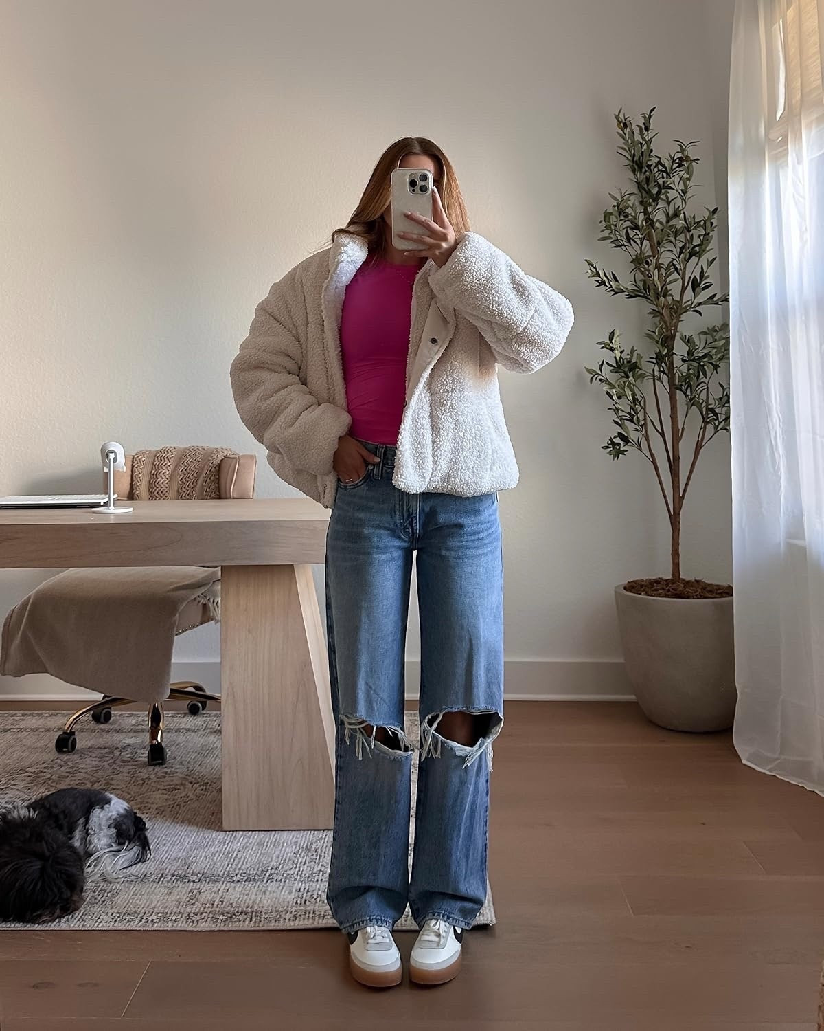 sneakers tts // Jeans: 26 for a baggy fit // top: xs // jacket: small

valentine’s day, vday, casual style, amazon, amazon fashion, michele jaliene

#LTKPetite #LTKValentine #LTKootd