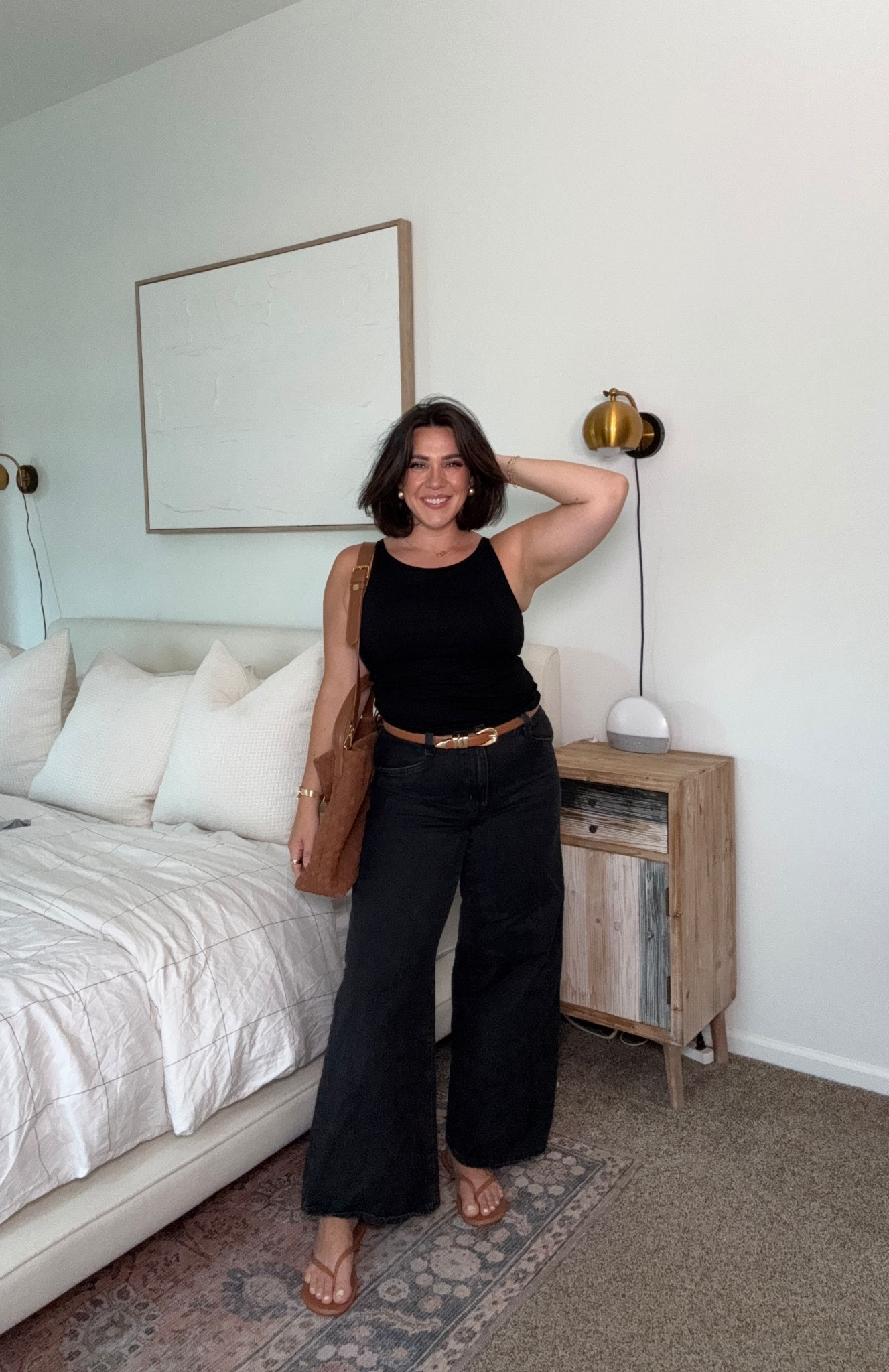 Edgy chic spring outfit. Top M, jeans 30. Top has built in bra. 

Mom style. 

#LTKStyleTip #LTKMidsize #LTKSeasonal