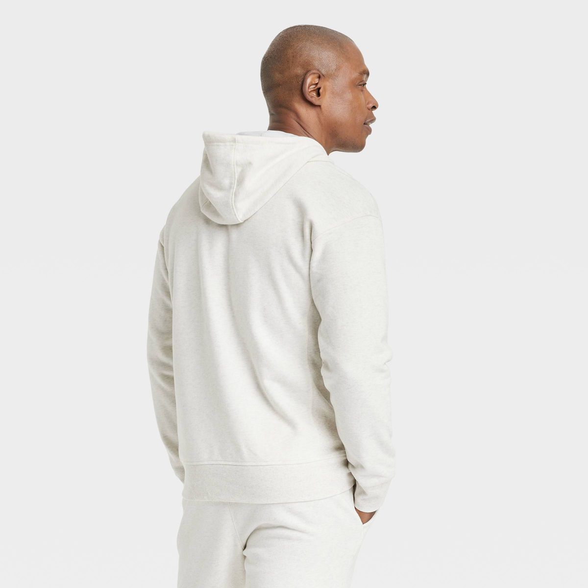 Men's Cotton Fleece Hooded Sweatshirt - All in Motion™ | Target