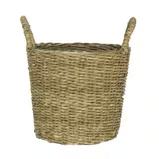 14.5 in. Dia x 16 in. H Straight Sided Twisted Lampakanay Basket-BT8906N - The Home Depot | The Home Depot