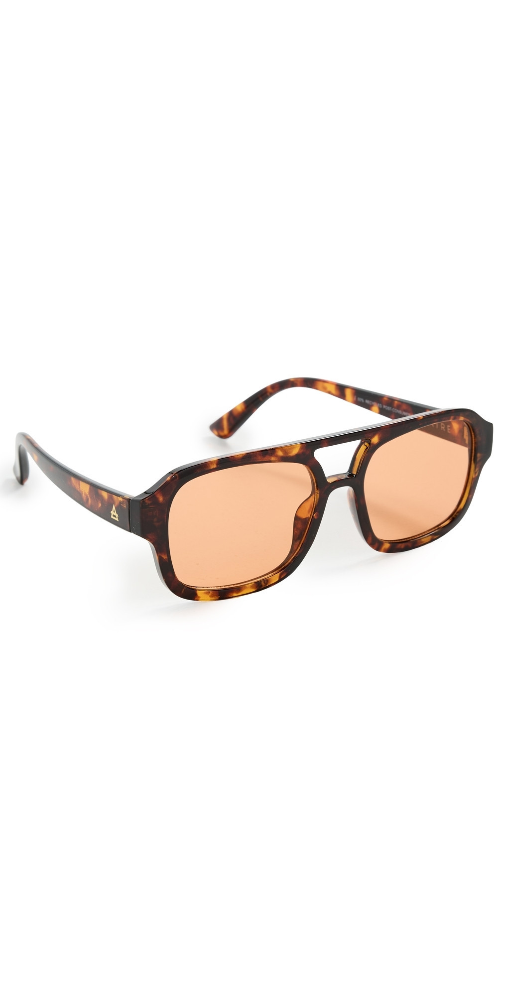 AIRE Aquarius 2512338 Sunglasses Rich Amber Tort One Size | Shopbop