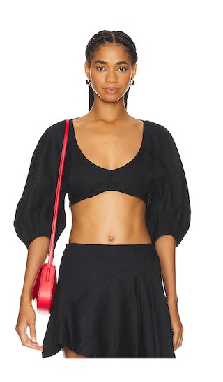 Soleil Top in Black | Revolve Clothing (Global)