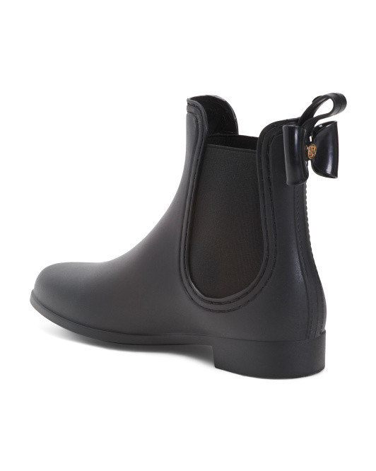 Bow Back Chelsea Rain Boots | TJ Maxx